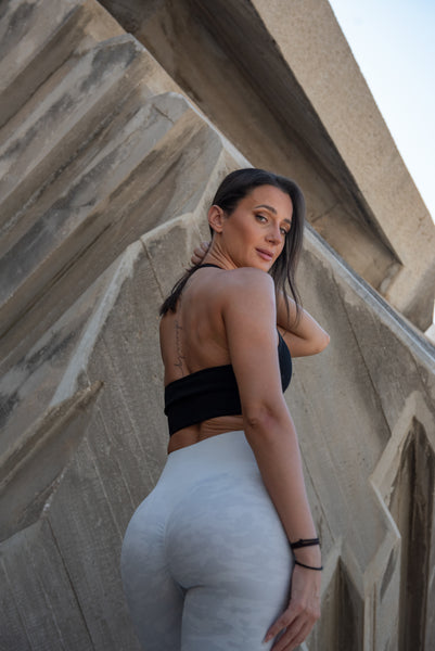 BOOTY LEGGING-LIGHT GREY