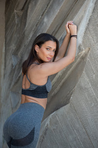 CROSS BACK- GREY