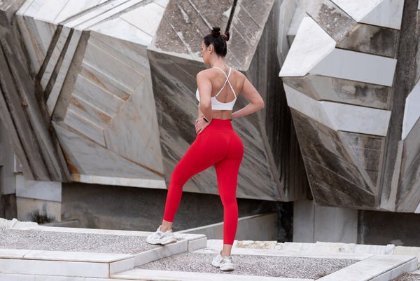 SEAMLESS BOOTY LEGGING-HOT RED