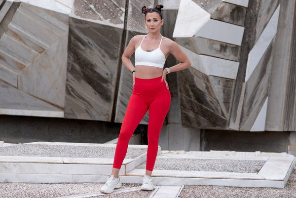 SEAMLESS BOOTY LEGGING-HOT RED